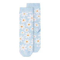 Chaussettes pour enfants à fleurs bleues