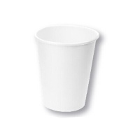 Gobelets de 300 ml en carton blanc - 12 unités