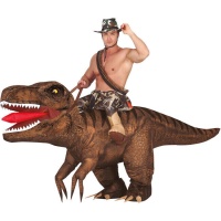 Costume de dinosaure gonflable pour adulte