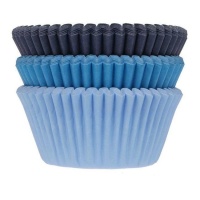 Caissettes à cupcakes de couleur bleue - House of Marie - 75 unités