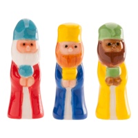 Figurines pour galette des Rois Rois mages majestés de 3 à 3,5 cm - Dekora - 100 unités