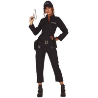 Costume classique de policière pour femme