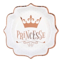 Assiettes de Princesse de 21 cm - 11 unités