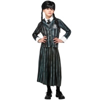 Déguisement Mercredi Addams en uniforme enfant