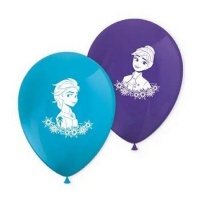 Ballons en latex de La Reine des Neiges de 23 cm - Procos - 8 unités