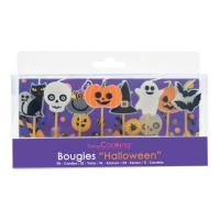 Pack de bougies d'Halloween de 8 cm - 8 unités