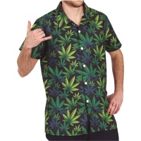 Chemise costume de marijuana pour homme