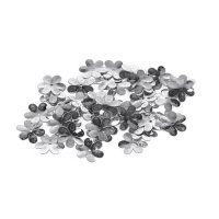 Paillettes argentées en forme de fleurs de 1,1 cm - Innspiro - 14 g