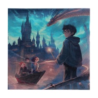 Serviettes de table Harry le magicien 16,5 x 16,5 cm - 20 pcs.