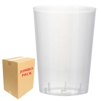 Gobelets en plastique transparent de 600 ml - 240 unités