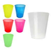 Gobelets en plastique colorés 500 ml - 4 unités