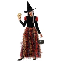 Costume de sorcière à jupons pour femme