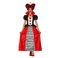 Costume de Reine de Coeur pour femme