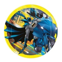 Assiettes Batman de 23 cm - 8 unités