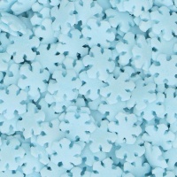 Paillettes de flocons de neige bleus de 50 g - FunCakes