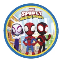 Assiettes Spidey de 23 cm - 8 unités