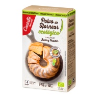 Poudre à lever sans gluten biologique 4 x 17 g - Castelló