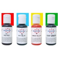 Ensemble de colorants en gel kit débutant - Americolor - 4 unités