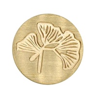 Cachet en laiton pour cire à cacheter Ginkgo de 2,5 cm - Artemio