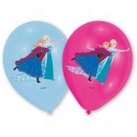 Ballons en latex de La Reine des Neiges de 27,5 cm - Amscan - 6 unités