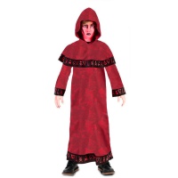 Costume de maître satanique rouge pour enfant