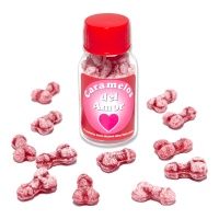 Bonbons d'amour en forme de pénis - 25 gr