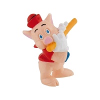 Figure pour gâteau de Cochon flûte de 7 cm