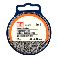 Épingles en acier trempé de 34 x 0,6 mm - Prym - 25 g