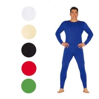 Justaucorps de couleur pour homme en spandex