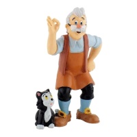 Figurine pour gâteau de Geppetto de 7,5 cm