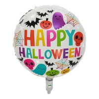 Ballon de Joyeux Halloween aux couleurs vives de 45 cm - Party love