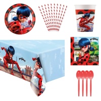 Pack pour fête de Ladybug - 8 personnes