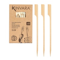 Brochettes de 15 cm en bambou - Kinvara - 48 unités