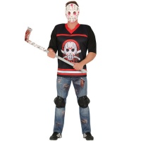 Costume de joueur de hockey meurtrier pour adulte