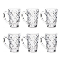 Tasse de café en forme de diamant de 170 ml - 6 unités