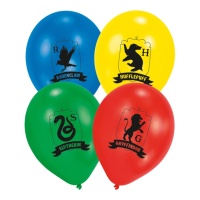 Ballons en latex Harry Potter Hogwarts - 6 unités