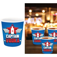 Verres de Capitaine Vodka pour shots - 3 unités