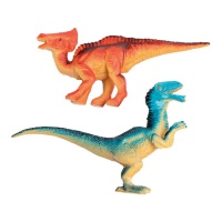 Figurines de dinosaures de couleurs assorties - 2 unités