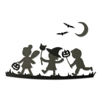 Découpe de silhouettes d'Halloween de Lisa Jones - Sizzix - 6 pièces