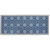 Tapis de cuisine 1,20 x 0,50 m Hydraulique bleu