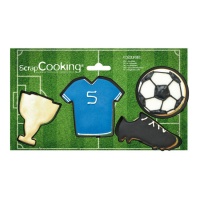 Découpeurs de football - Scrapcooking - 4 unités