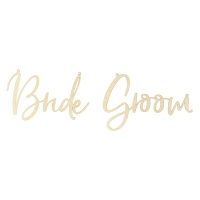 Panneau en bois Bride Groom