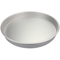 Moule rond en aluminium de 40 x 40 x 5 cm - Decora