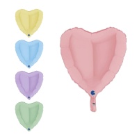 Ballon coeur mat de 46 cm - Grabo