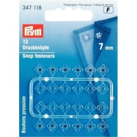 Boutons à pression de 0,7 cm en plastique - Prym - 12 unités