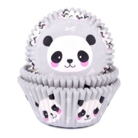 Capsules pour cupcakes d'ours panda - House of Marie - 50 unités