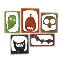 Tim Holtz Halloween die-cut set - 5 pieces