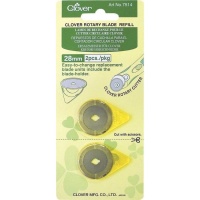 Recharges de lame de cutter rotatif de 2,8 cm - Clover - 2 unités