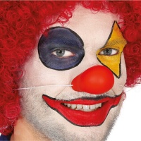 Nez de clown aplati en latex