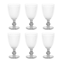 Verre à eau diamant de 256 ml - 6 unités